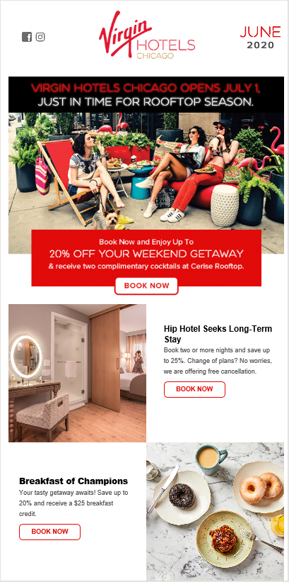 The Best Hotel Reopening Email Campaigns