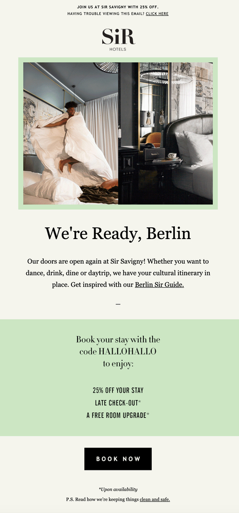 The Best Hotel Reopening Email Campaigns