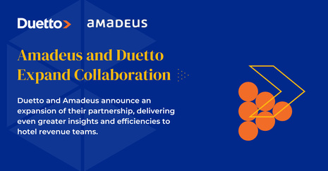 Amadeus and Duetto Expand Collaboration